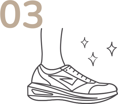 ステップ3：そのまま履くだけ