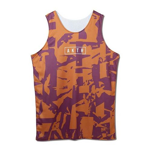 アクター AKTR CUT-UP CAMO REVERSIBLE TANK タンクトップ ユニ