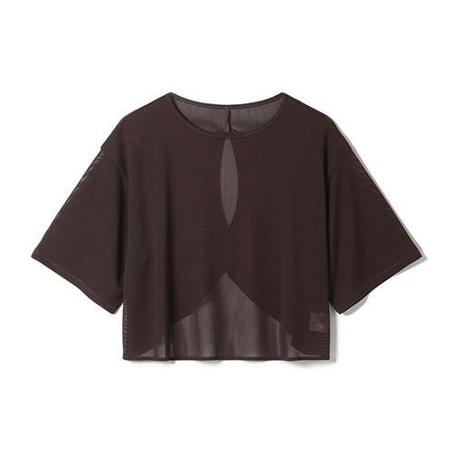 チャコット・バランス Chacott BALANCE シアーリブバックシャンTシャツ