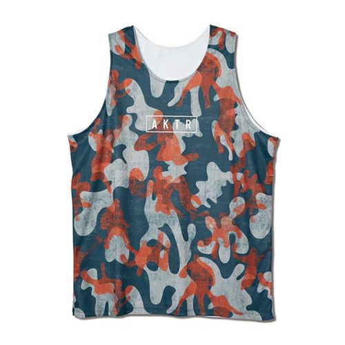 アクター AKTR PLAY CAMO REVERSIBLE TANK NVxWH ノースリーブ タンク