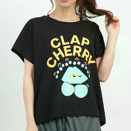 クラップ clap クラップチェリー ドルマン Tシャツ 半袖 フィットネス