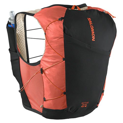 【美品】Salomon ACTIVE SKIN 12 トレランベスト　Lサイズ サロモン SALOMON ACTIVE SKIN 12 フラスク付 ランニングベスト