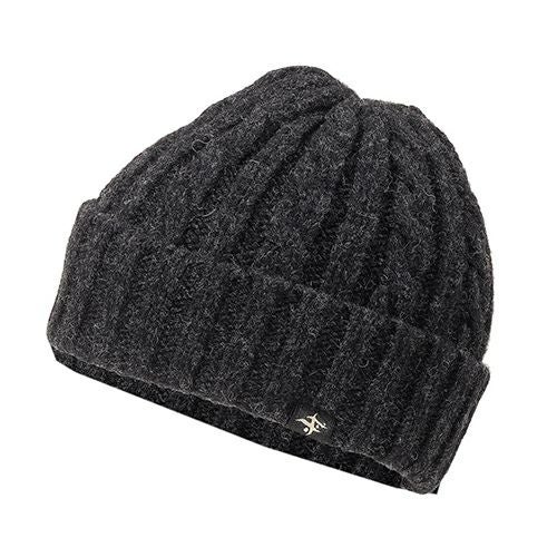 美品✨　ドゥロワー　アランニットキャップ　カシミヤ　フォックスファー　近年　希少 フォックスファイヤー Foxfire BRITウールニットキャップ 帽子
