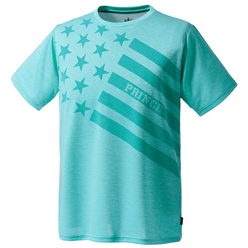 プリンス prince Tシャツ UPF50 汗じみ防止 カラーメランジ素材