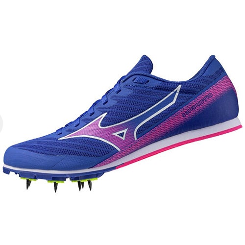 Mizuno 陸上競技用スパイクシューズ 青　25センチ ミズノ MIZUNO エックスファースト3 （エントリーモデル／土トラック