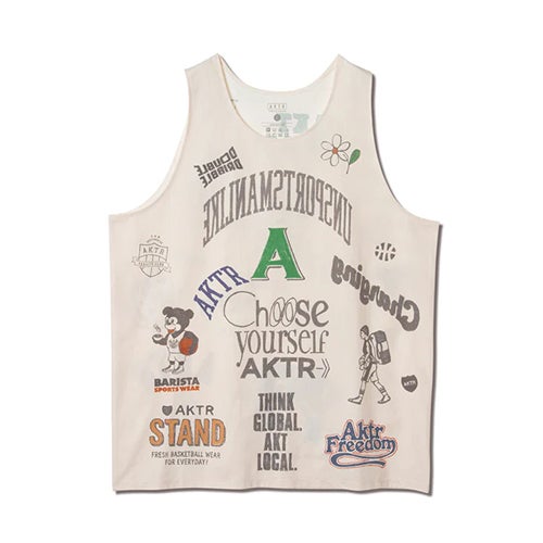 Basketball タンク トップ アクター バスケ アクター AKTR MEMORIAL