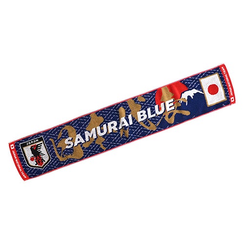 2018ロシアW杯日本vsベルギー サッカータオルマフラー サッカー日本代表 ベーシックタオルマフラー(日の丸)STADIUM LINE JO