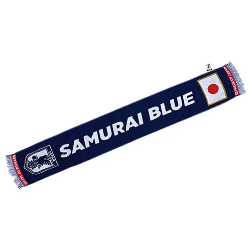 真・三國無双8 ロングマフラータオル 蜀 サッカー日本代表 ロングタオルマフラー(SAMURAI BLUE) JO-555