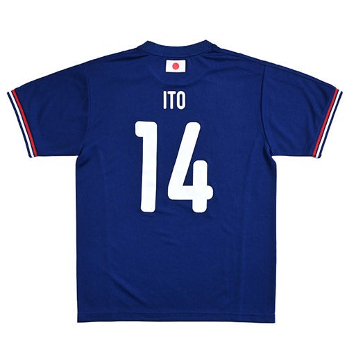 サッカー日本代表 プレーヤーズTシャツ No.14 伊東 純也 JO-649