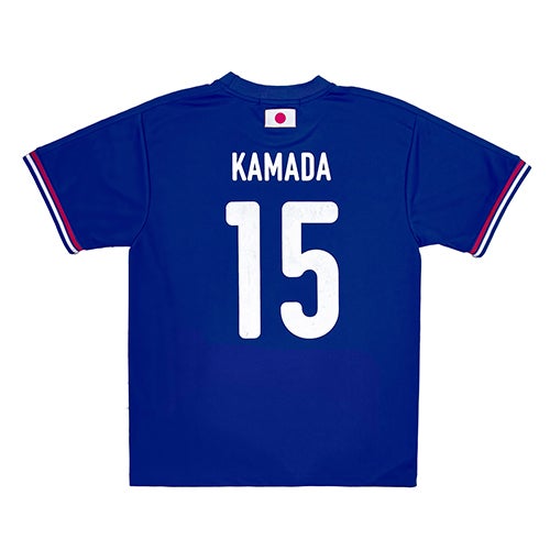 日本代表 鎌田大地 15 シャツ XL オーセンティック ワールドカップ仕様 サッカー日本代表 プレーヤーズTシャツ No.15 鎌田 大地 JO-650