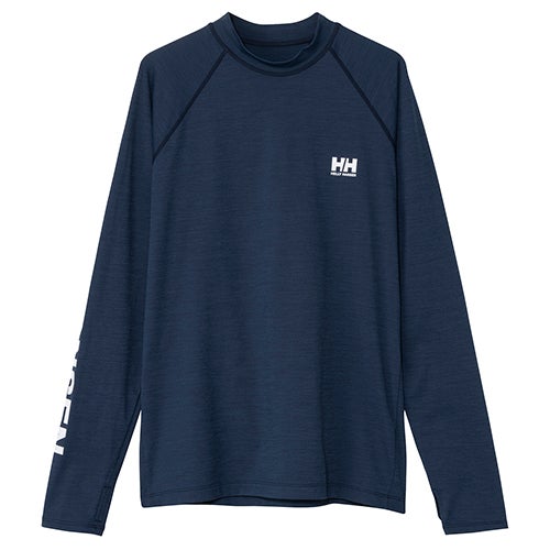 ヘリー・ハンセンHELLY HANSEN ロングスリーブレターラッシュガード