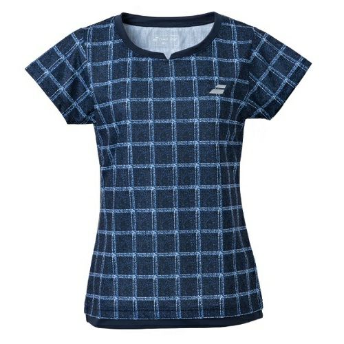 バボラ BabolaT PURE SHORT SLEEVE SHIRT (総チェック) テニス